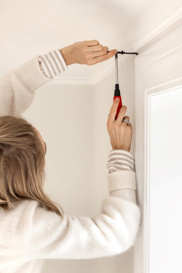 Gardinstang svart - 16