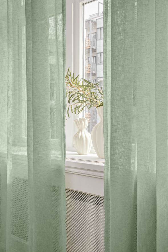 Gardin lys grønn - 2