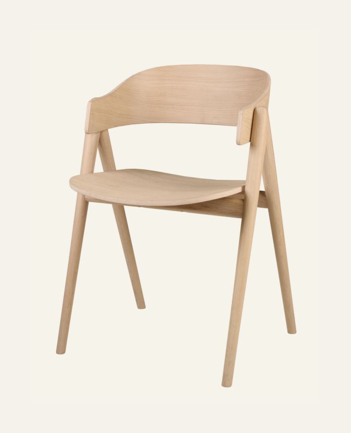 Spisestuestol natur - 54x51x74 cm natur - 1