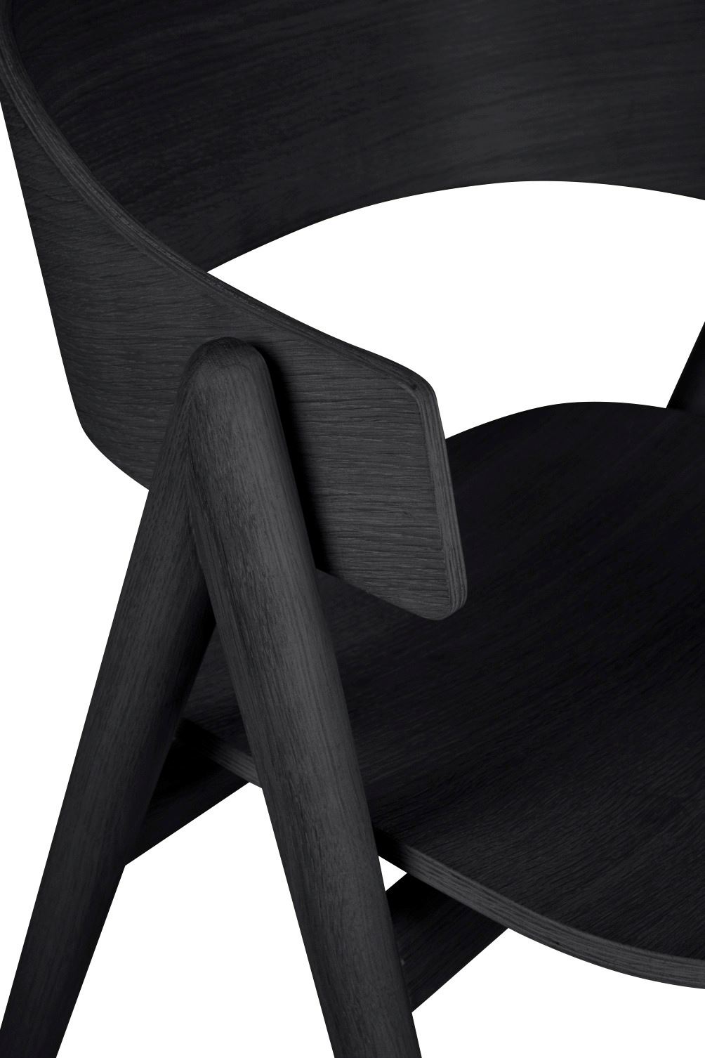 Spisestuestol svart - 3