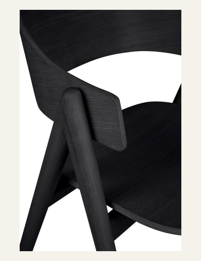 Spisestuestol svart - 3