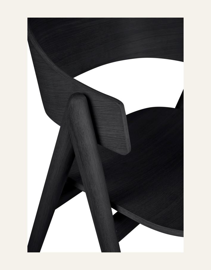 Spisestuestol svart - 3