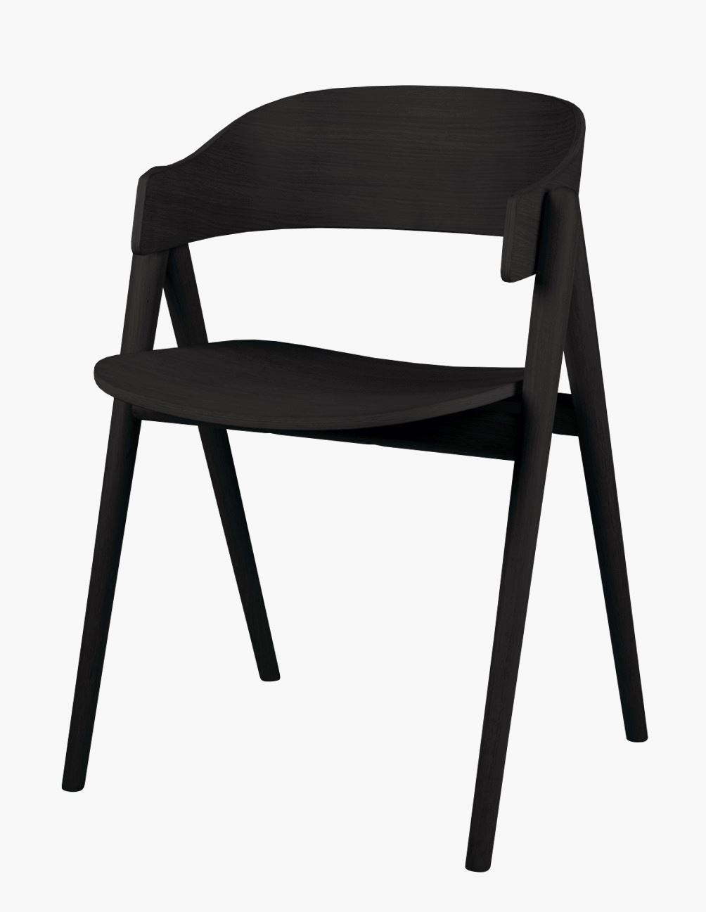 Spisestuestol svart - 54x51x74 cm svart - 1