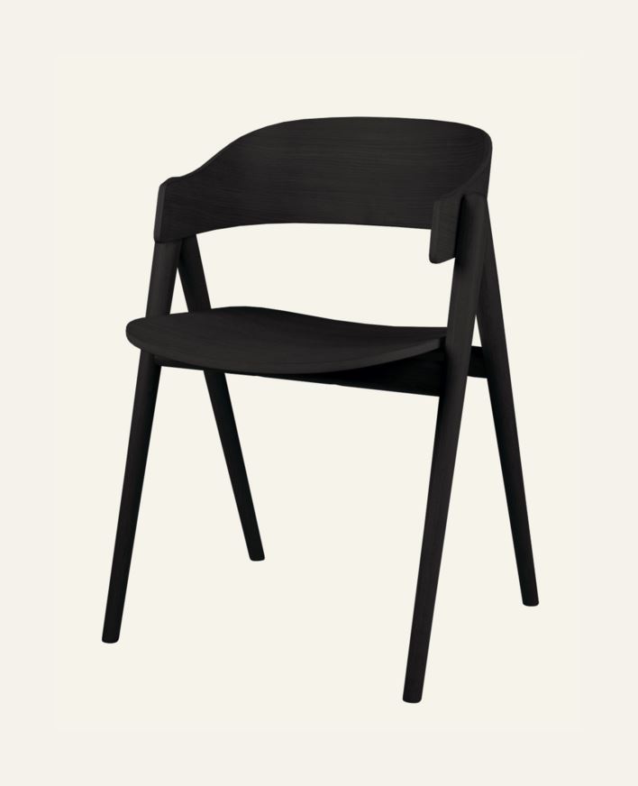 Spisestuestol svart - 54x51x74 cm svart - 1