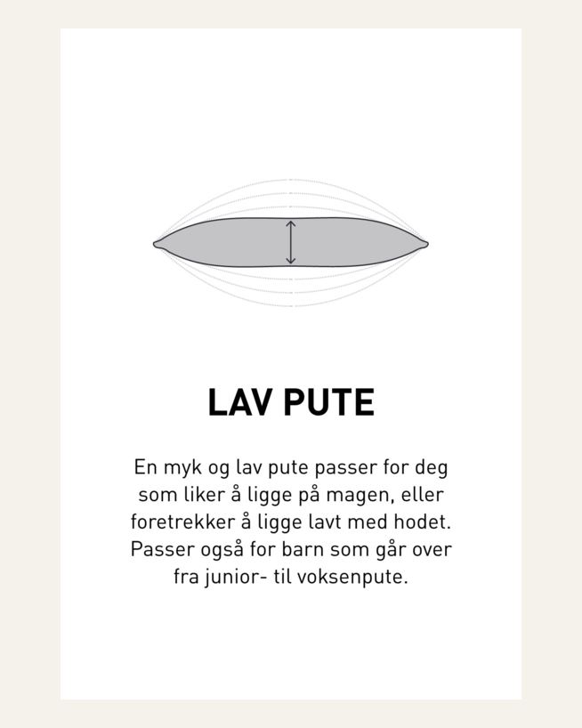 Fiberpute hvit - 50x70 cm lav hvit - 1