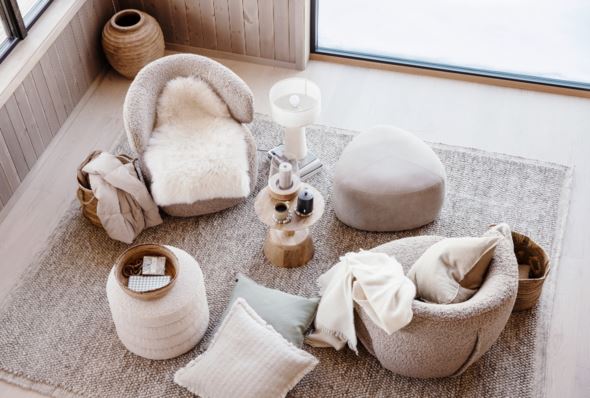 Lammeskinn natur - 2