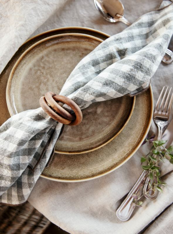 Frokosttallerken brun - 2