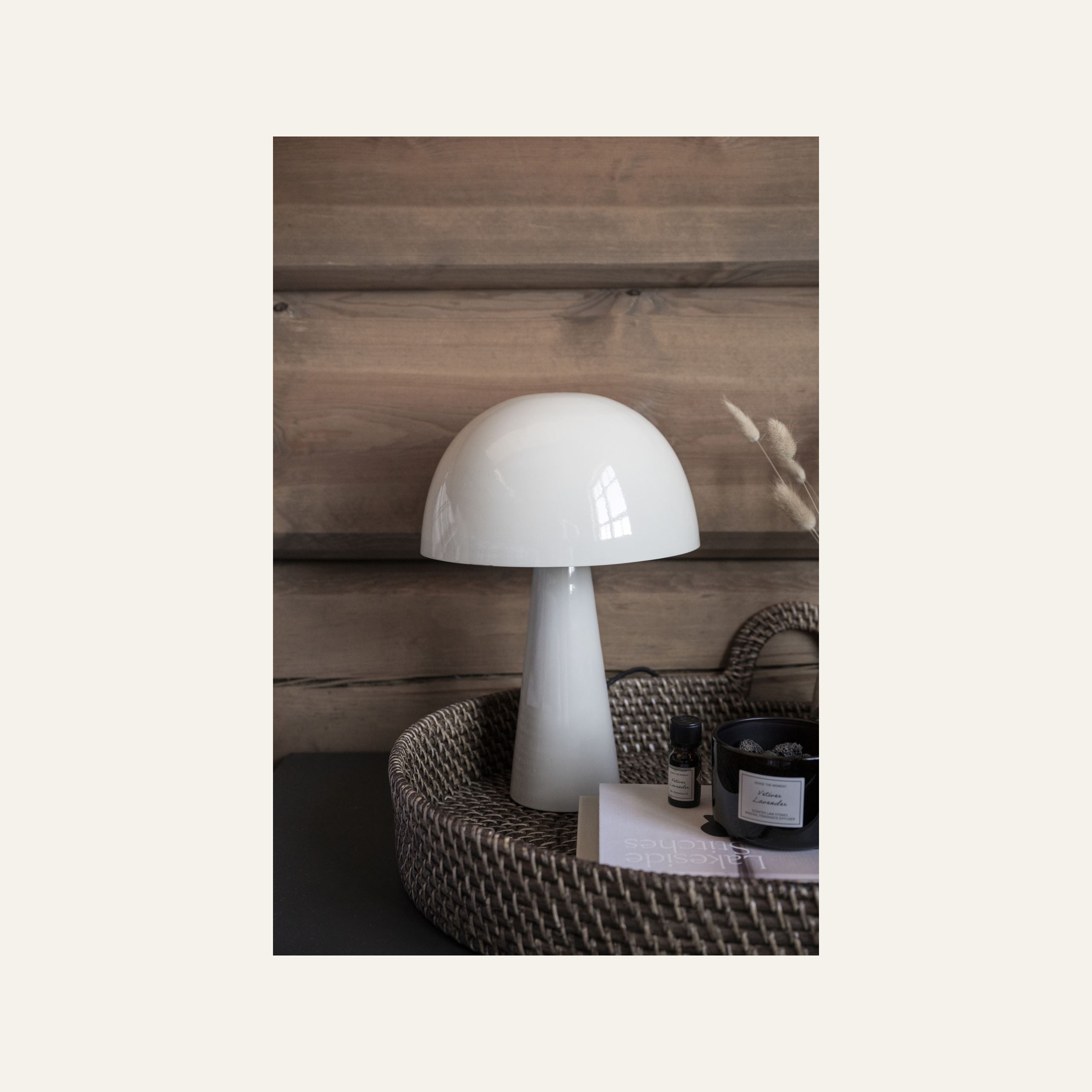 Bordlampe beige - 2