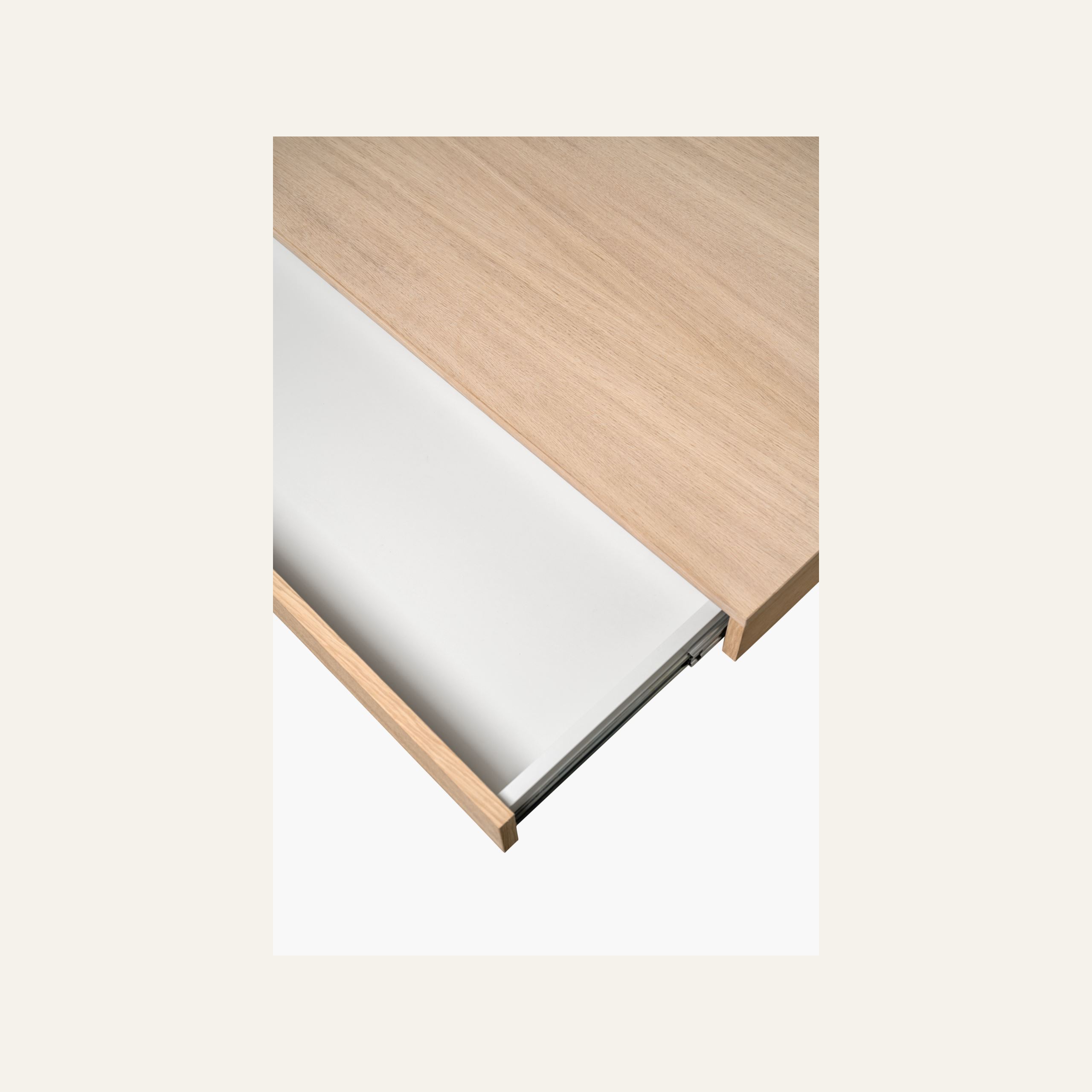 Skrivebordsmodul med skuff natur - 2