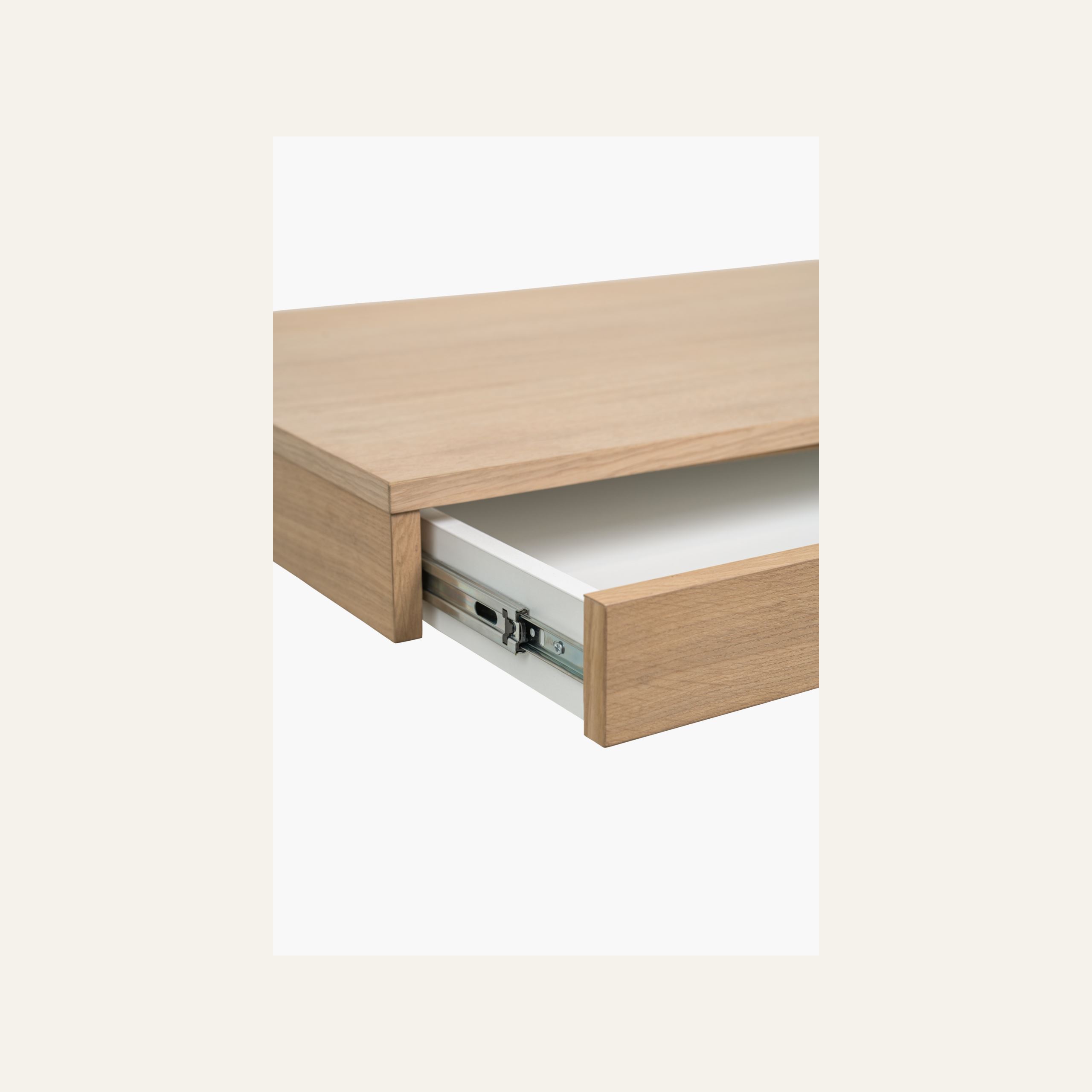 Skrivebordsmodul med skuff natur - 5
