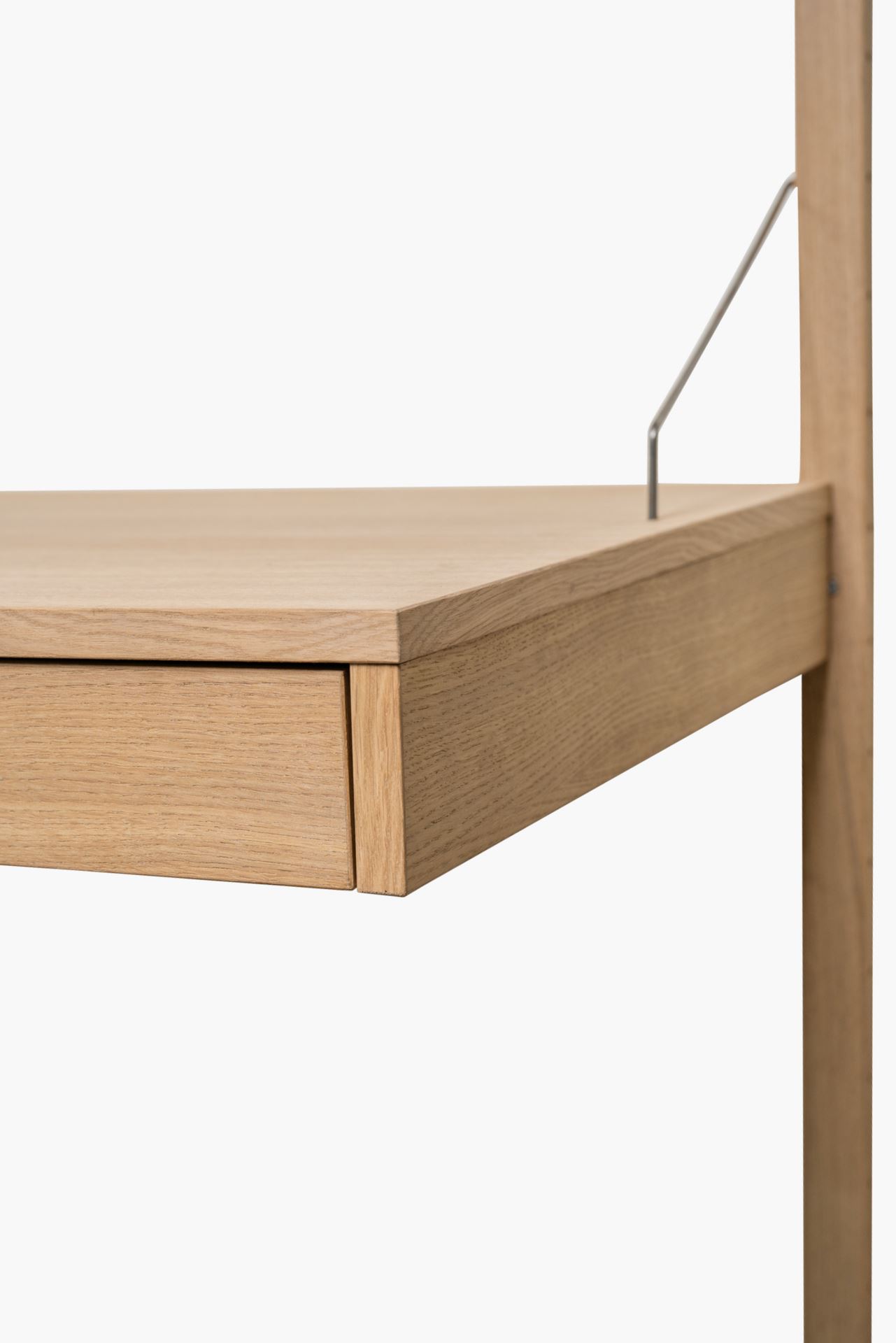 Skrivebordsmodul med skuff natur - 3