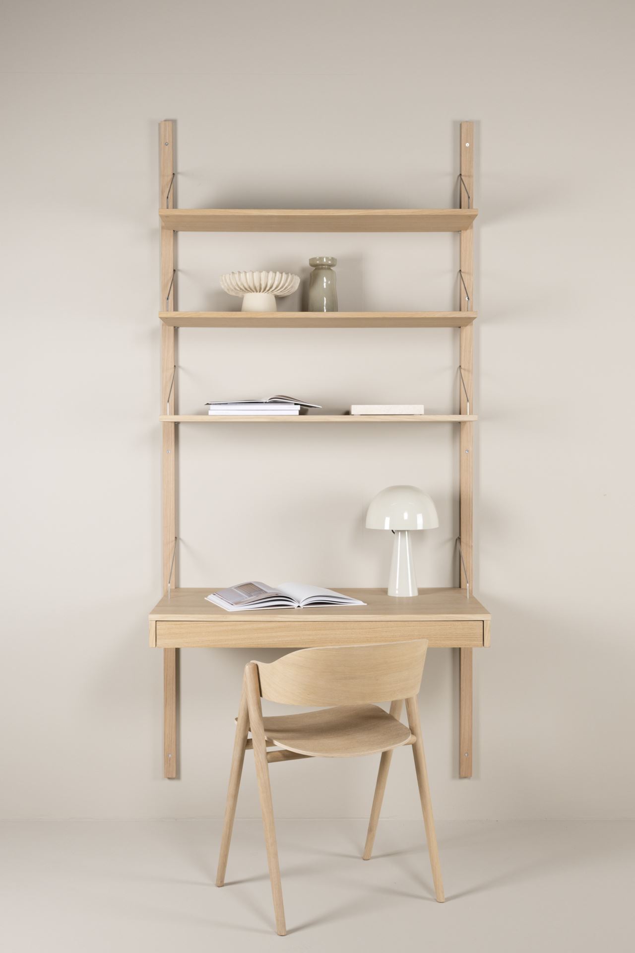 Skrivebordsmodul med skuff natur - 7