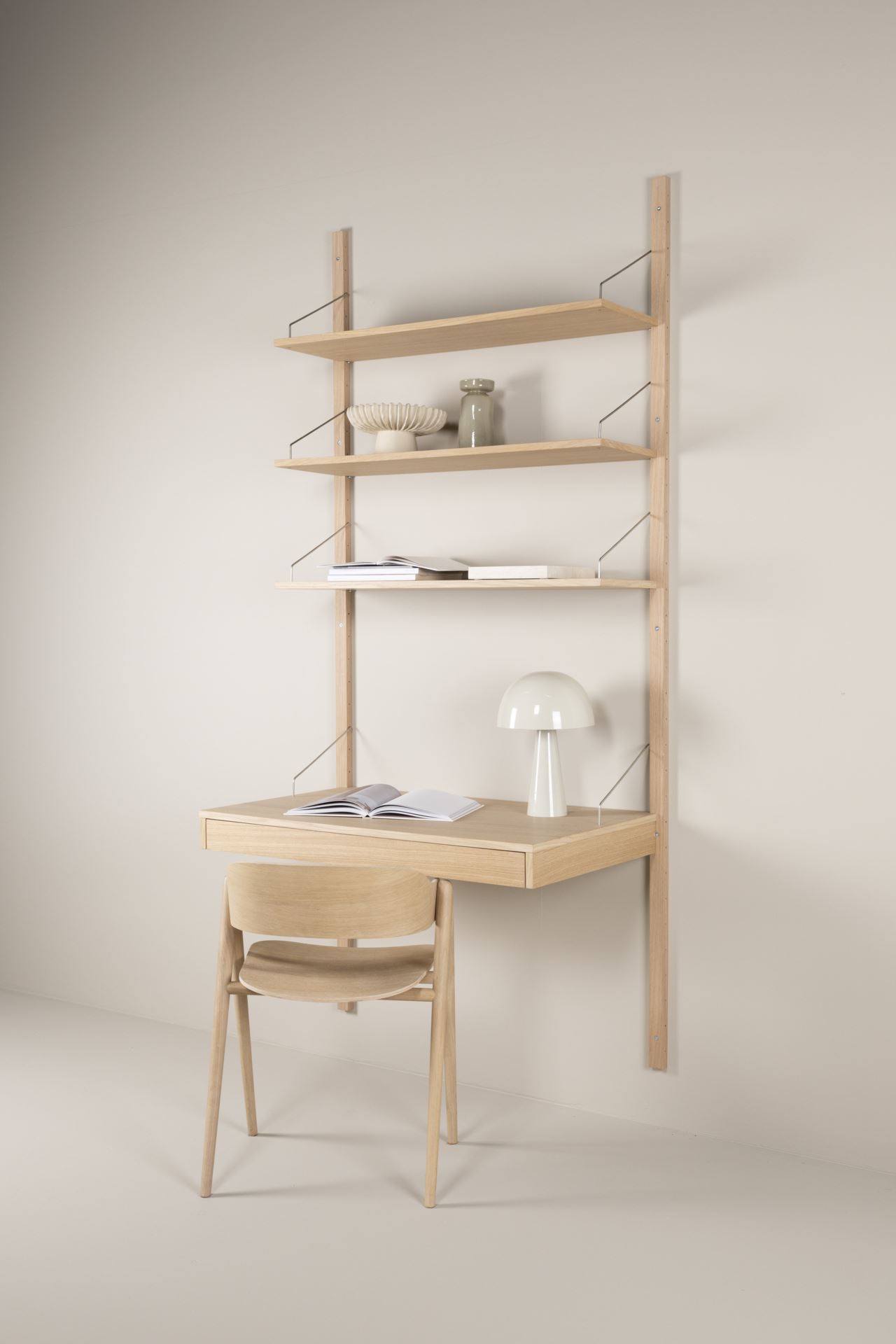 Skrivebordsmodul med skuff natur - 6