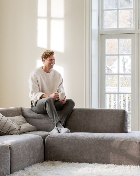 Modul sjeselong høyre grå - 6