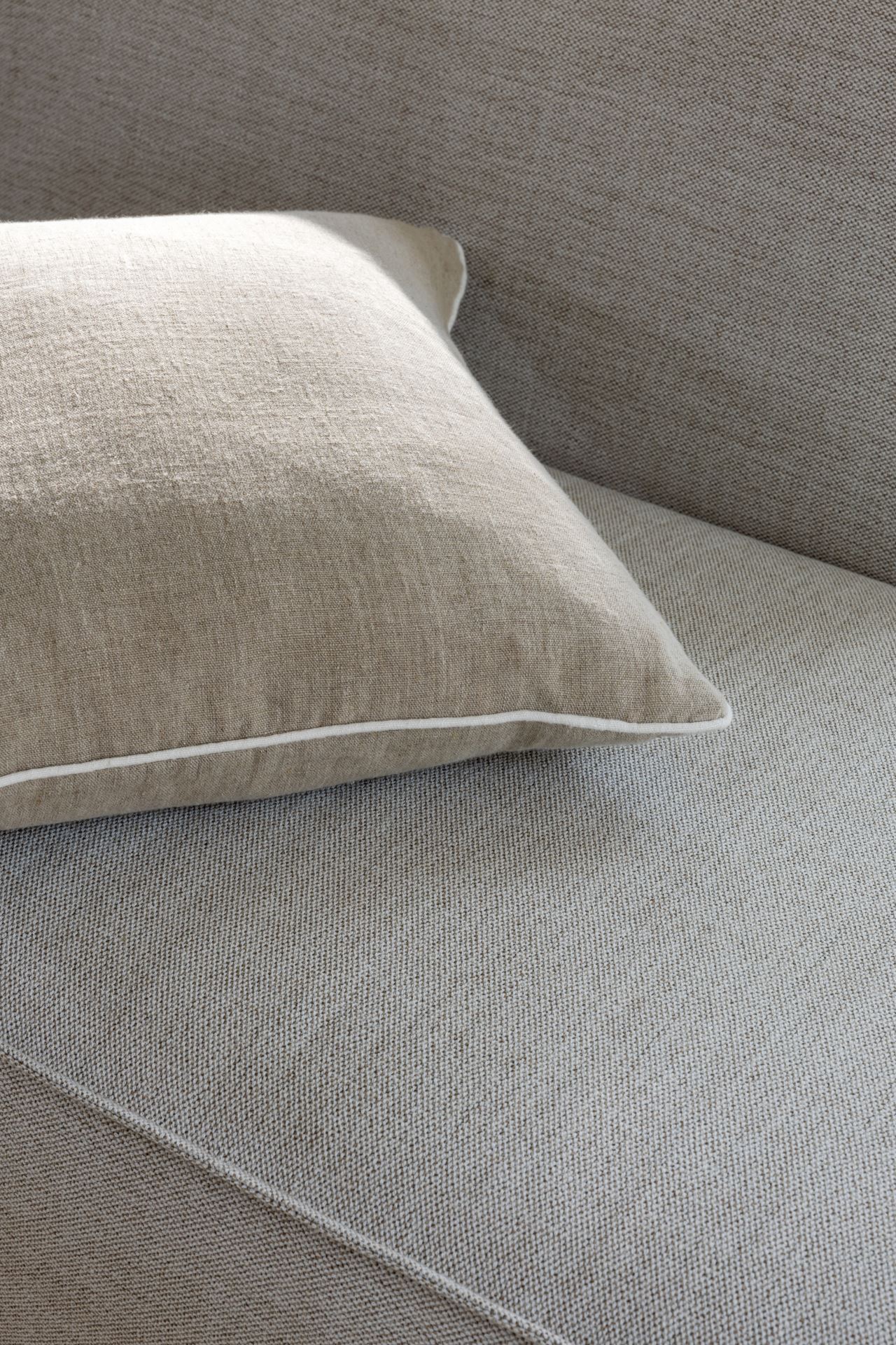 Modulsofa 2 deler m/sjeselong natur - 2