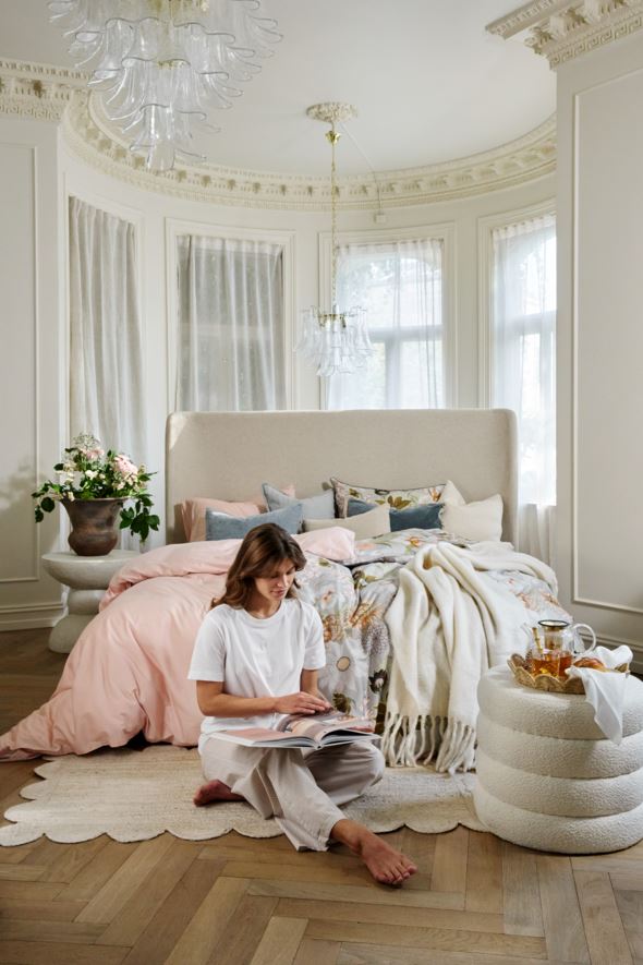 Sateng sengesett pudderrosa - 3