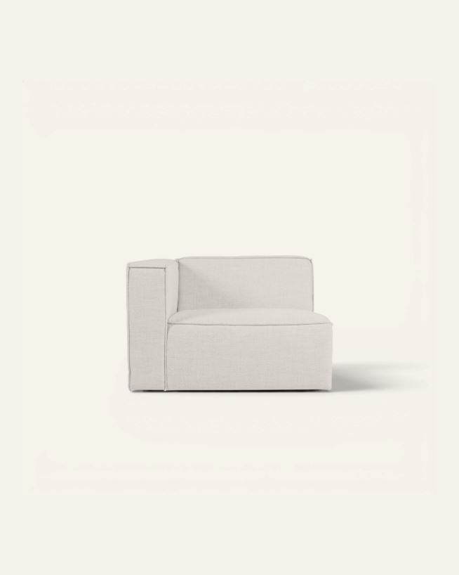 Modul 1,5 seter armlene venstre natur - 110x93x73 cm natur - 1