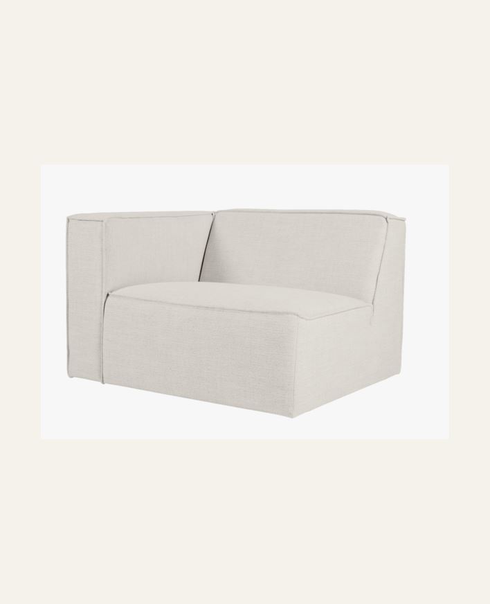Modul 1,5 seter armlene venstre natur - 110x93x73 cm natur - 1