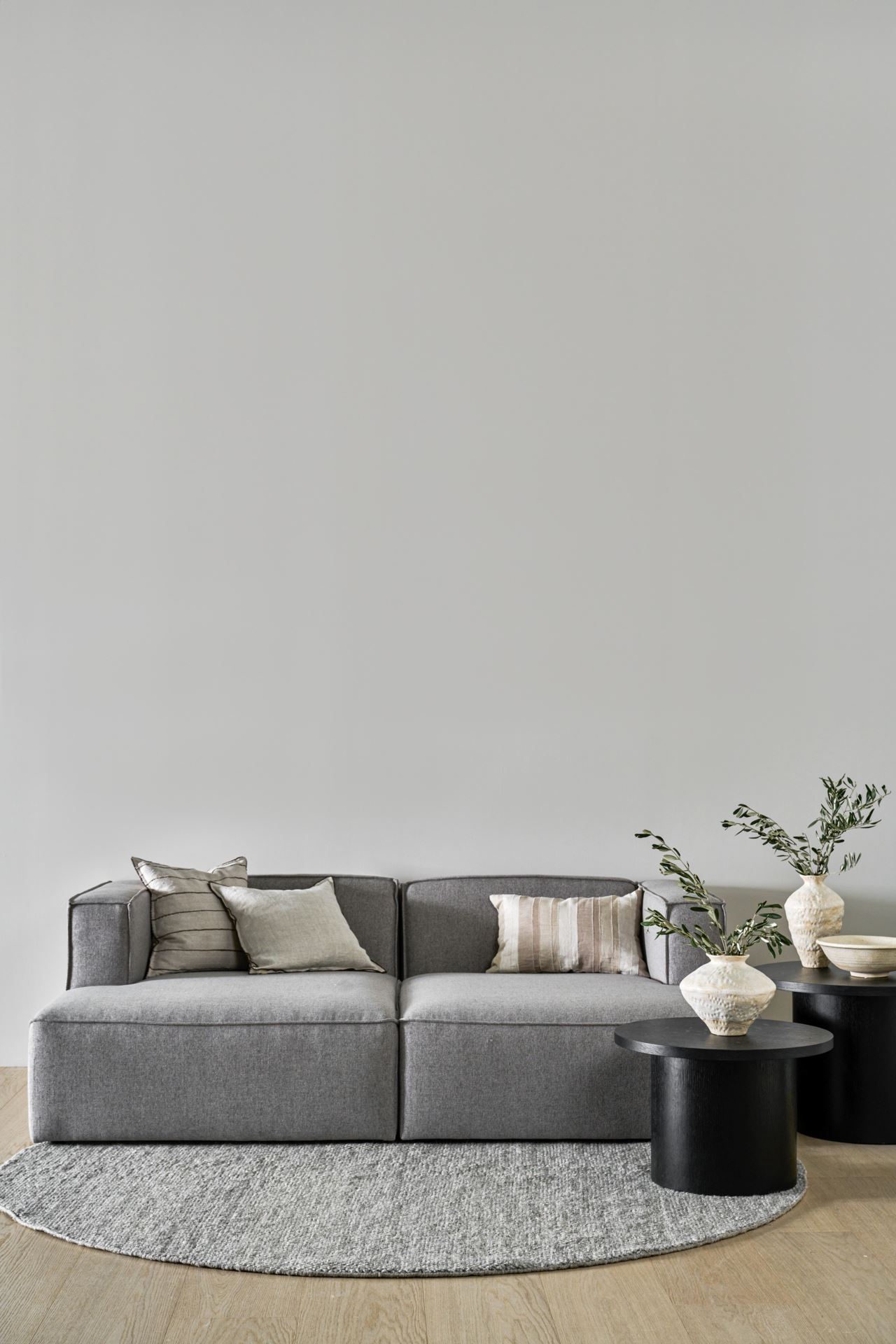 Modulsofa sjeselong venstre grå - 9