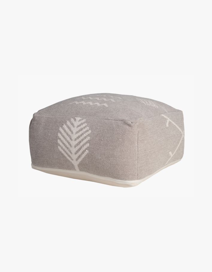 Puff mørk sand - 25x50x50 cm mørk sand - 1
