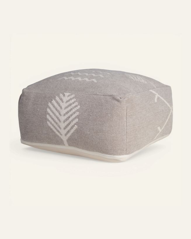 Puff mørk sand - 25x50x50 cm mørk sand - 1