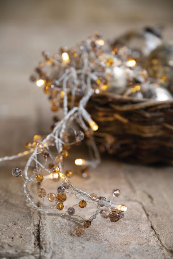 Led lyslenke champagne - 2