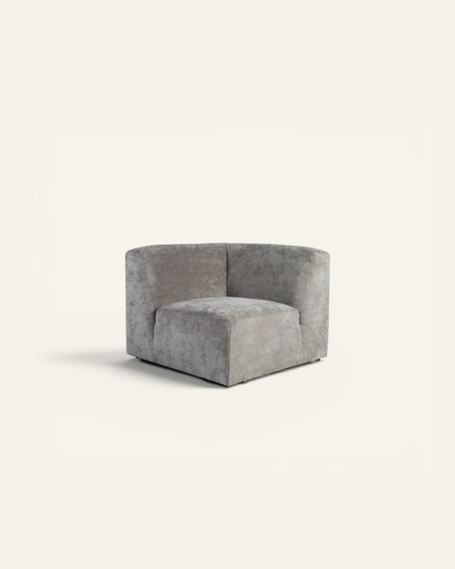 Modul hjørne grå - 93x93x73 cm grå - 1