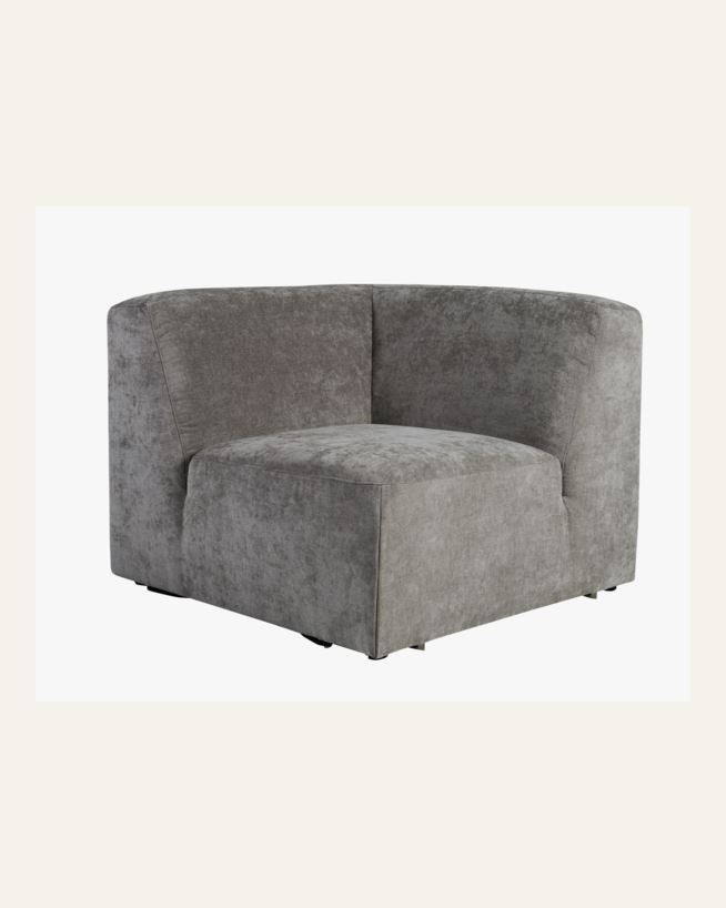 Modul hjørne grå - 93x93x73 cm grå - 1