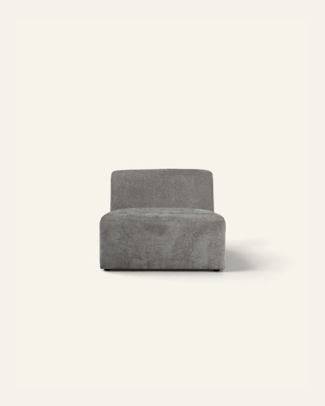 Modul 1,5 seter uten armlene grå - 90x93x73 cm grå - 1