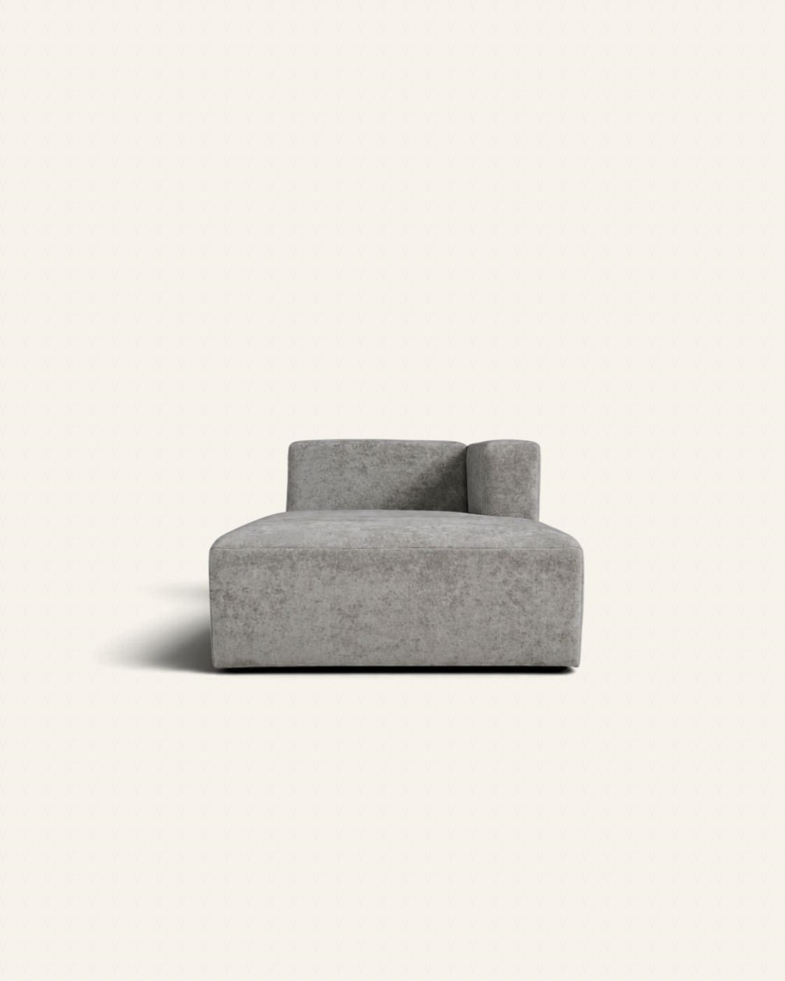 Modul sjeselong høyre grå - 114x154x73 cm grå - 1