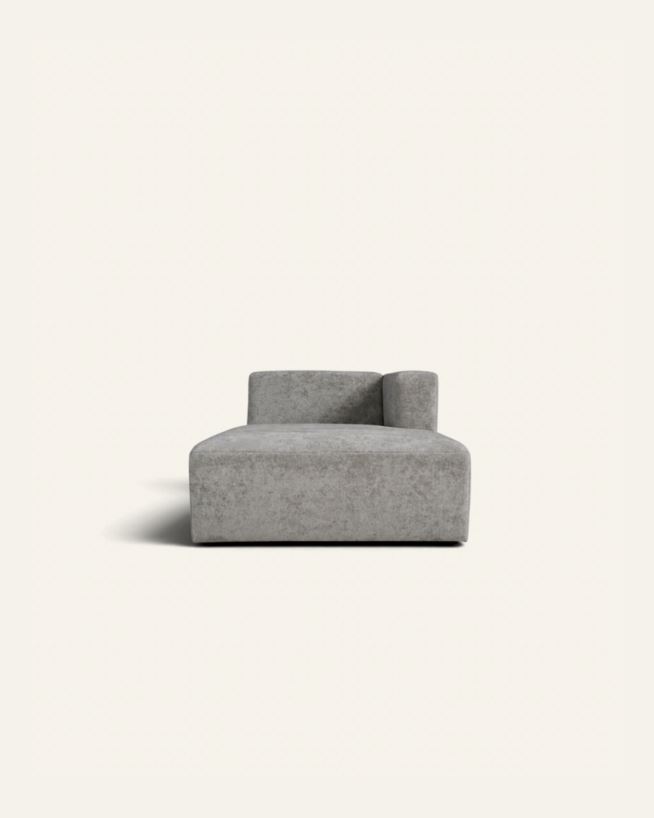 Modul sjeselong høyre grå - 114x154x73 cm grå - 1
