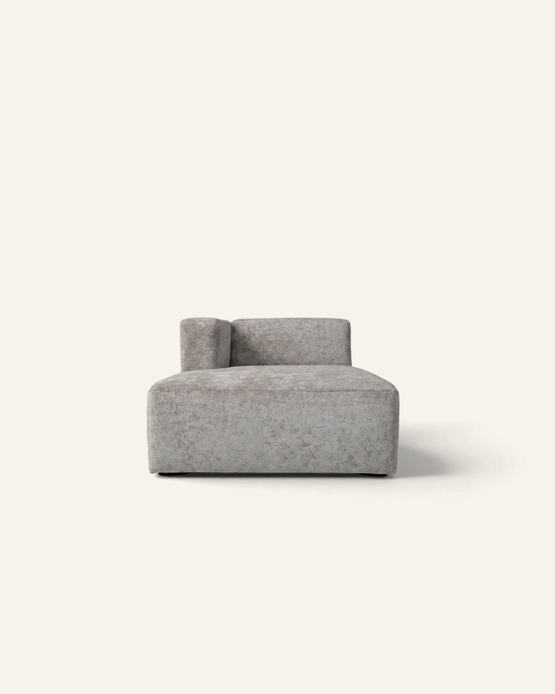 Modul sjeselong venstre grå - 114x154x73 cm grå - 1