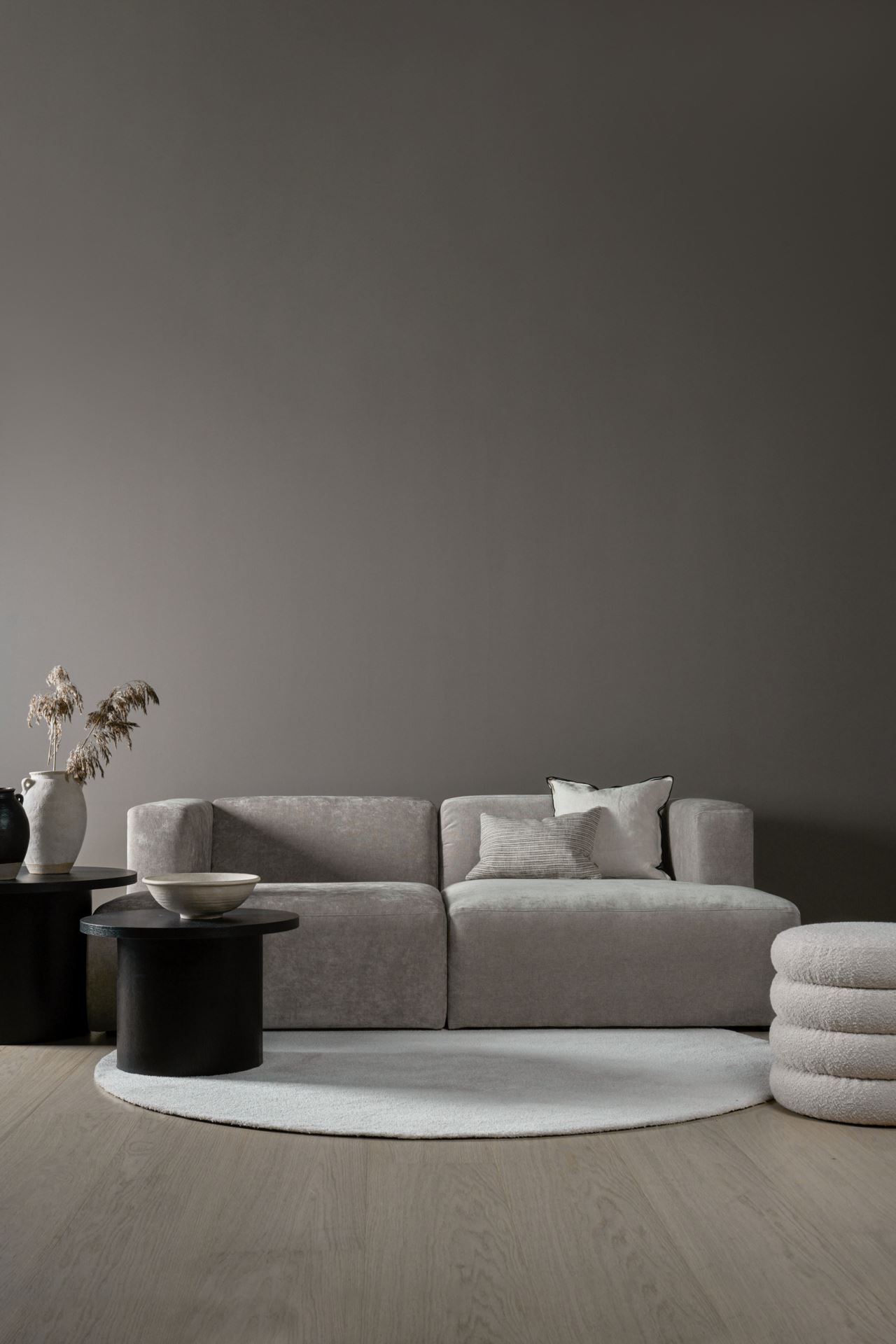 Modulsofa sjeselong høyre grå - 7