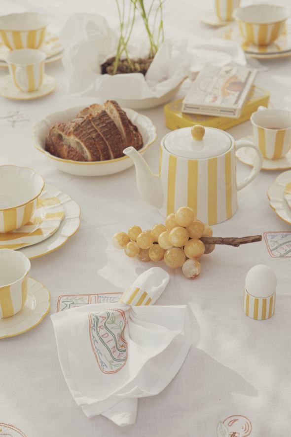 3 pk tøyserviett hvit - 4