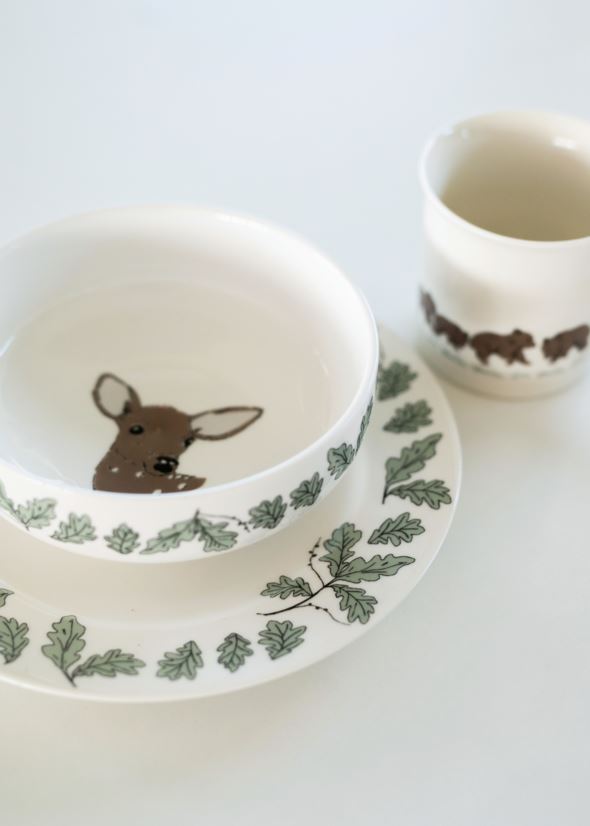 Frokostsett multi hvit - 9