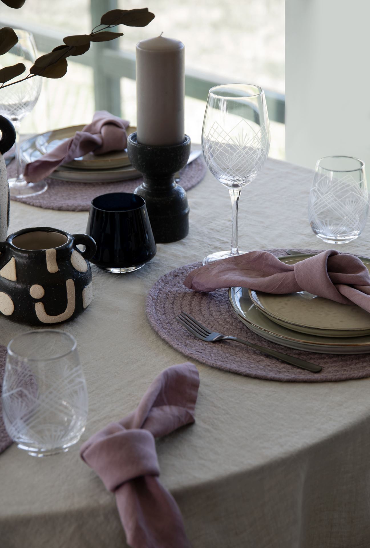 Telysholder mørk blå - 5