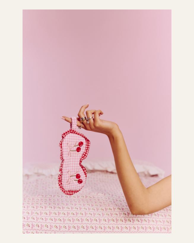 Sovemaske rosa - 9x20 cm rosa - 1