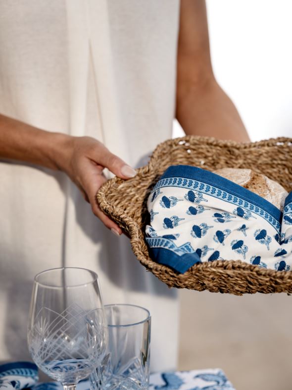 2pk tøyserviett blå - 4