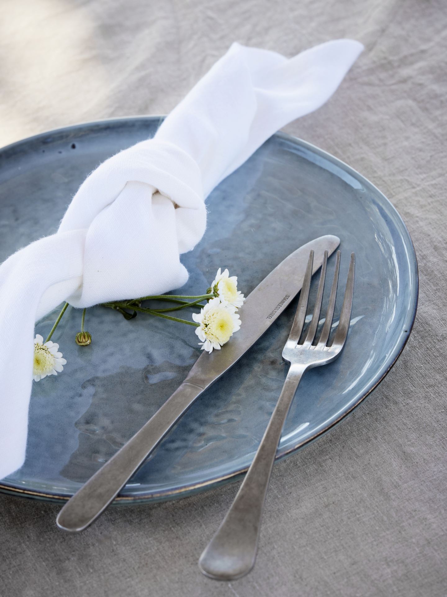 Bestikk 4 deler stål - 9