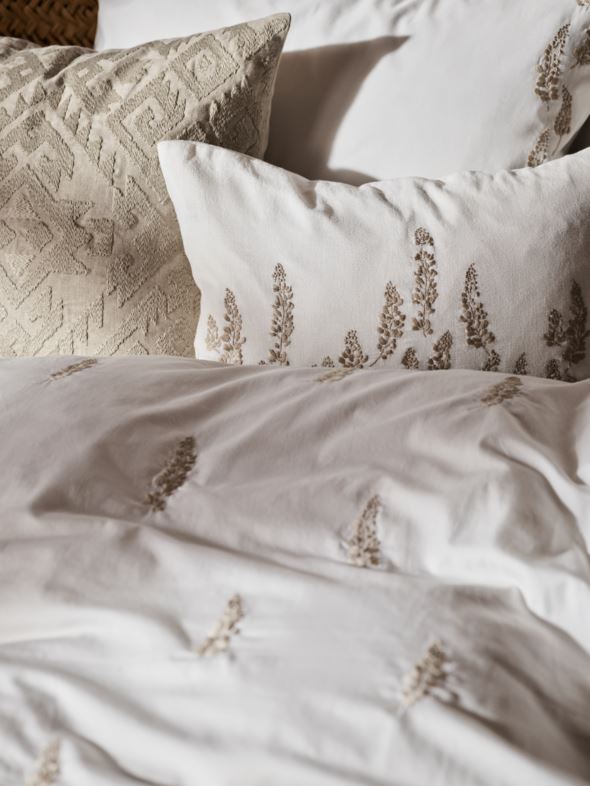 Sateng sengesett hvit - 2