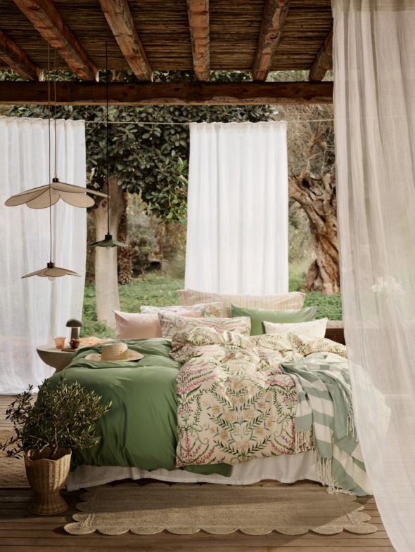 Sateng sengesett grønn - 4