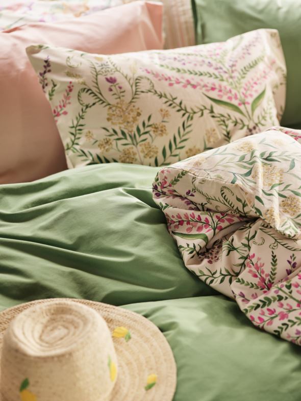 Sateng sengesett grønn - 2