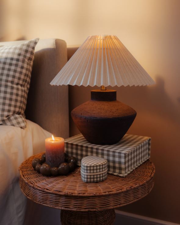 Bordlampe multi brun - 4