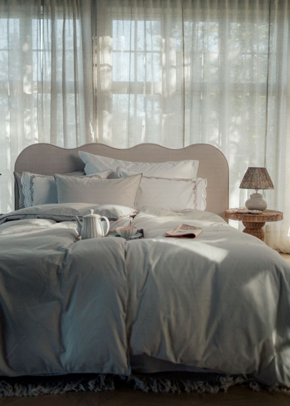 Sengegavl beige - 2