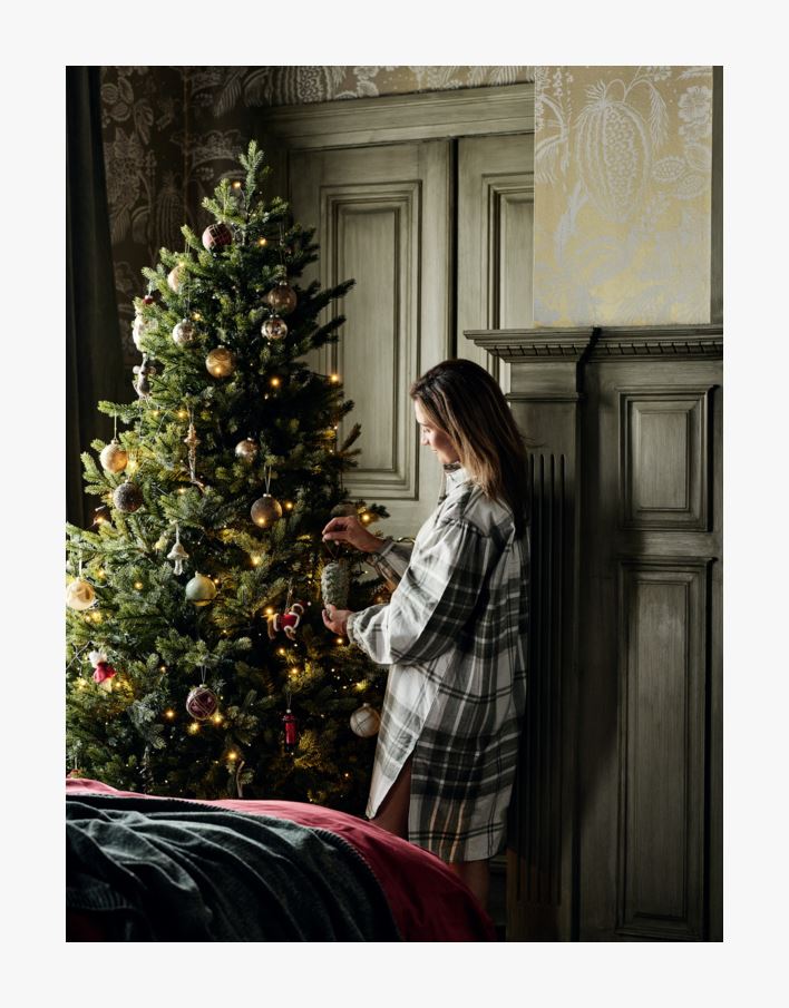 Nattskjorte olivengrønn - S/M olivengrønn - 1