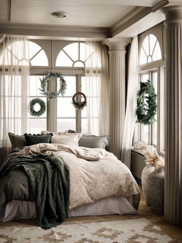 Egyptisk bomull sateng sengesett sand - 2