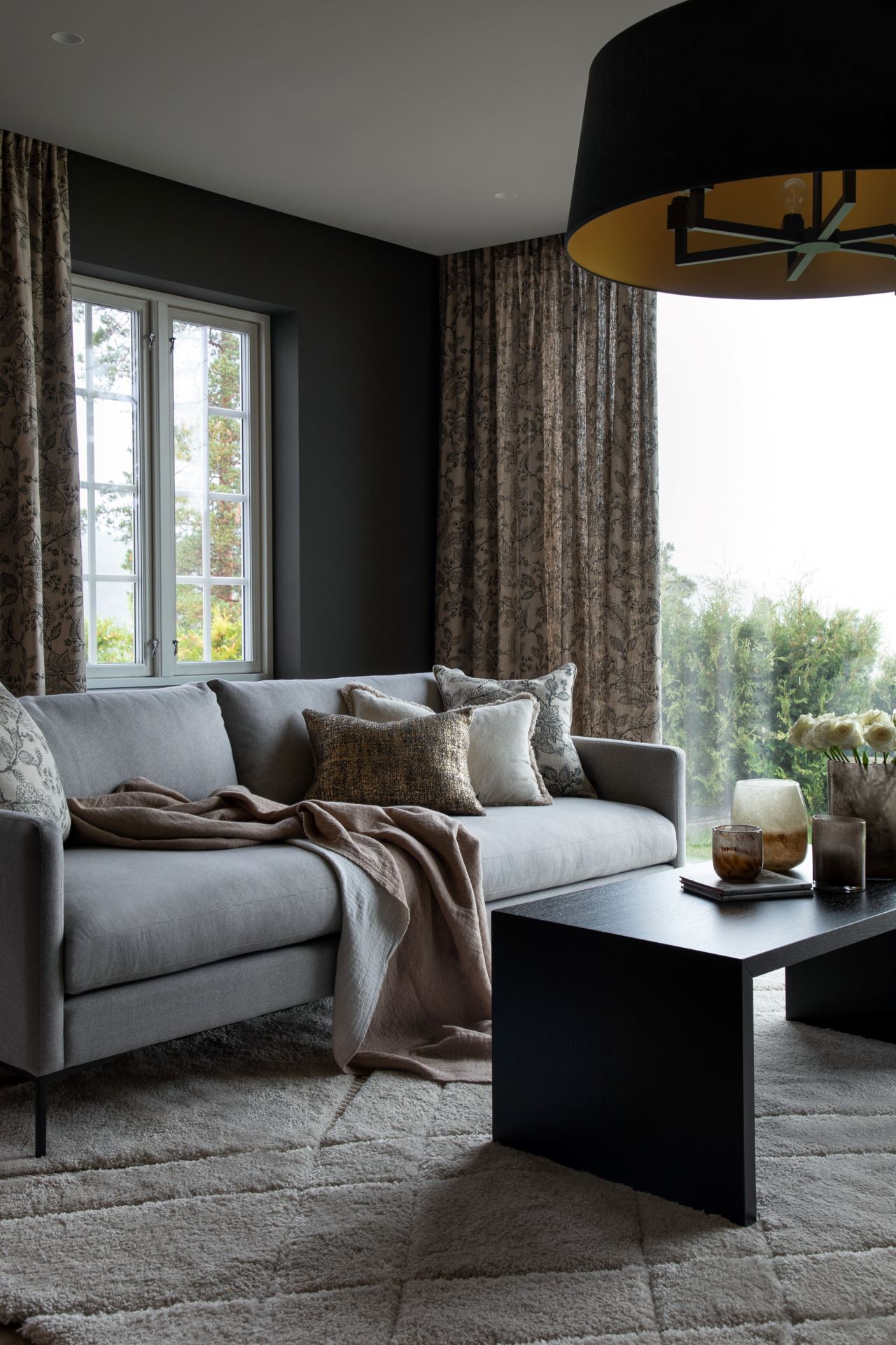 3 seter sofa lys grå - 3