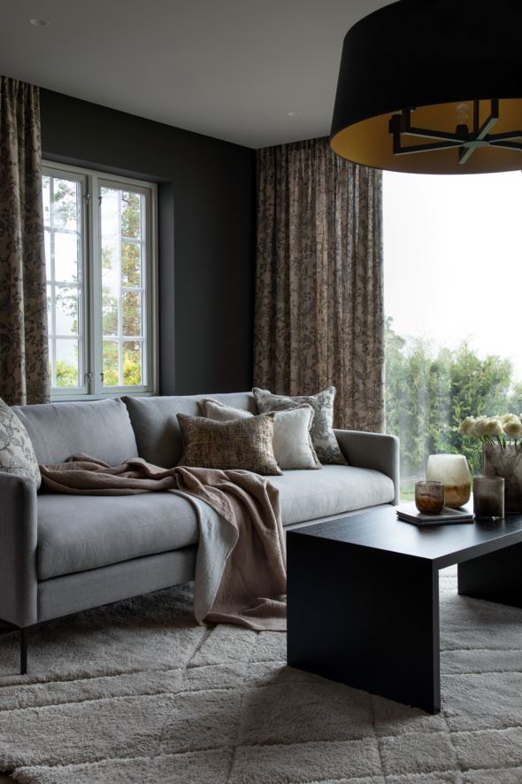 3 seter sofa lys grå - 3