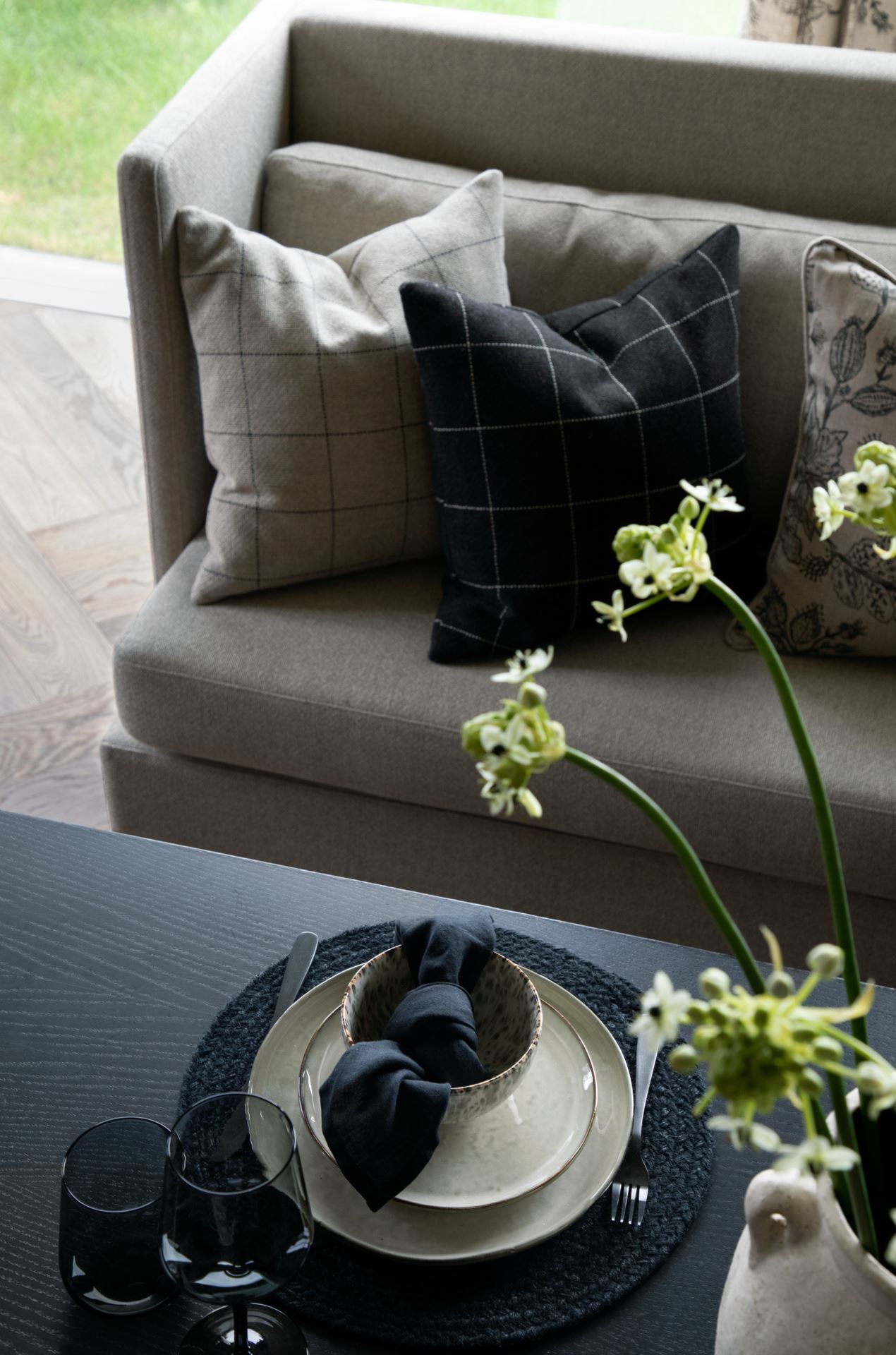 Spisestuesofa beige - 9