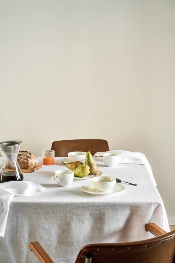 Frokosttallerken hvit - 6